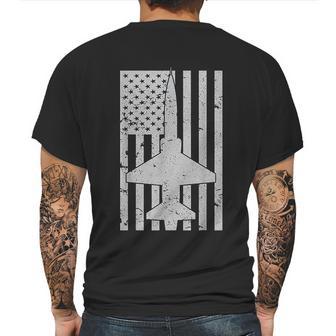 T38 Talon Patriotic Vintage Jet Trainer Pilot Mens Back Print T-shirt | Favorety AU