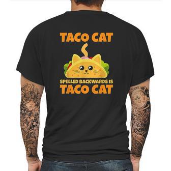 Tacocat Spelled Backwards Taco Cat Cinco De Mayo Gift Mens Back Print T-shirt | Favorety DE