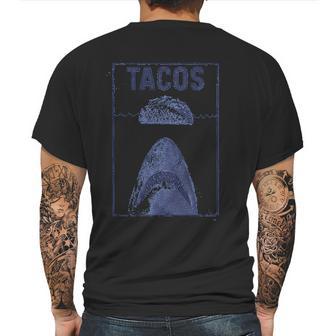 Tacos Shark Funny Jaws Cinco De Mayo Mens Back Print T-shirt | Favorety AU