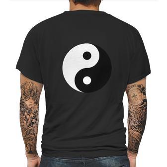 Tai Chi Yin Yang Symbol Mens Back Print T-shirt | Favorety AU