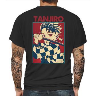 Tanjiro Demon Slayer Kimetsu No Yaiba Anime Mens Back Print T-shirt | Favorety CA