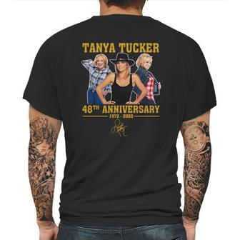 Tanya Tucker 48Th Anniversary From 1972 To 2020 Signature Mens Back Print T-shirt | Favorety DE