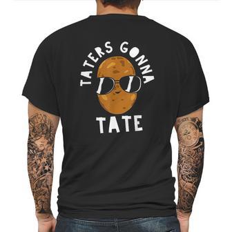 Taters Gonna Tate Funny Potato Tater Tot Foodie Gift Mens Back Print T-shirt | Favorety UK