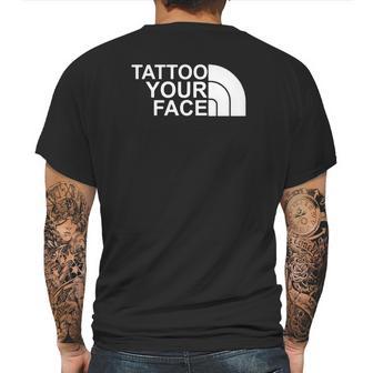 Tattoo Your Face Pullover Hoodie Mens Back Print T-shirt | Favorety CA