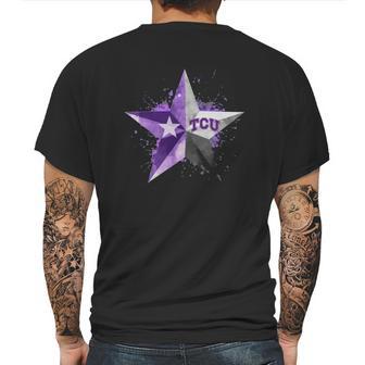 Tcu Horned Frogs Star Mens Back Print T-shirt | Favorety UK