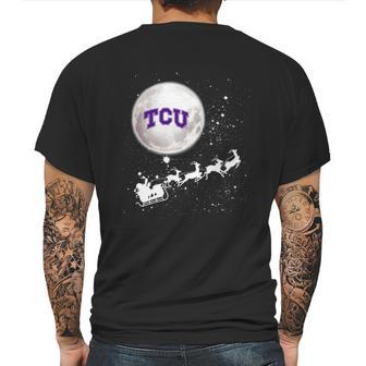 Tcu Santa Mens Back Print T-shirt | Favorety