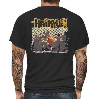 Team Haikyuu Gift Mens Back Print T-shirt | Favorety