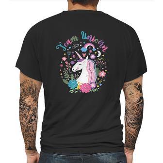 Team Unicorn Magical Unicorn Mens Back Print T-shirt | Favorety UK