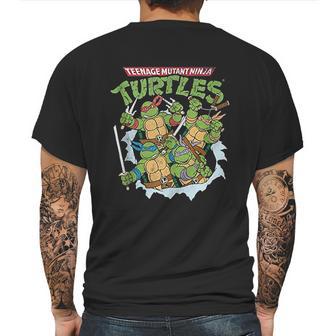 Teenage Mutant Ninja Turtles Break Through Mens Back Print T-shirt | Favorety UK