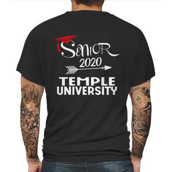 Temple University Senior 2020 Mens Back Print T-shirt | Favorety