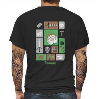 Terraria Icon Puzzle Mens Back Print T-shirt | Favorety