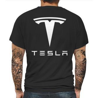 Tesla Logo Merchandise Shirt Mens Back Print T-shirt | Favorety DE