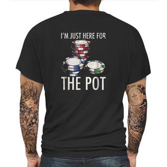 Texas Holdem Gambling Pot Cards Player Mens Back Print T-shirt | Favorety CA