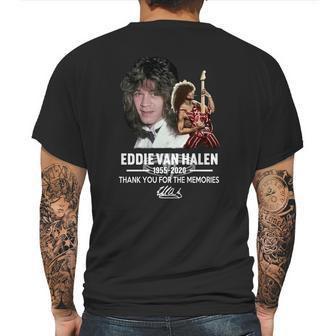 Thank You Eddie Van Halen Mens Back Print T-shirt | Favorety