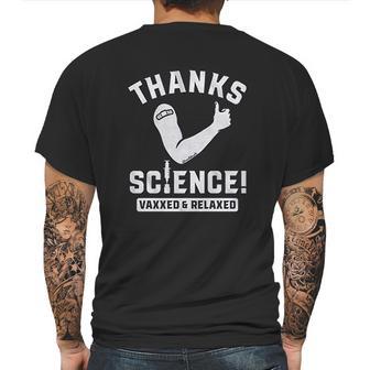 Thanks Science Vaxxed Relaxed Mens Back Print T-shirt | Favorety DE