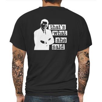 Thats What She Said Michael Scott Mens Back Print T-shirt | Favorety DE