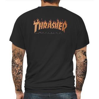 Thrasher Flame Mens Back Print T-shirt | Favorety DE