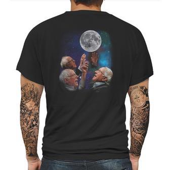 Three Bernie Sanders Moon Tshirt Mens Back Print T-shirt | Favorety