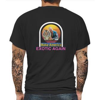 Tiger King Joe Exotic Make America Exotic Again 2020 Mens Back Print T-shirt | Favorety DE