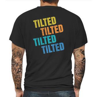 Tilted Funny Gaming Lol Mens Back Print T-shirt | Favorety