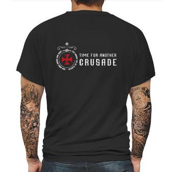 Time For Another Crusade The Knights Templar Mens Back Print T-shirt | Favorety UK