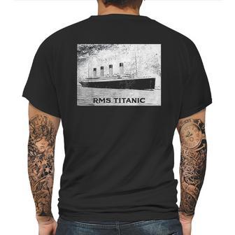 Titanic April 1912 Ship Voyage Atlantic Ocean Mens Back Print T-shirt | Favorety UK