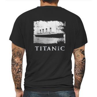 Titanic Vintage Cruise Ship Rms Titanic 1912 Gift Mens Back Print T-shirt | Favorety CA