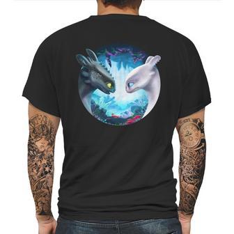 Toothless And Light Fury Mens Back Print T-shirt | Favorety CA