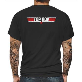 Top Gov Ron Desantis Mens Back Print T-shirt | Favorety