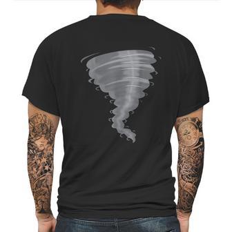 Tornado Storm Chaser Scary Weather Hurricane Mens Back Print T-shirt | Favorety