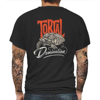 Tortoise Tortal Domination Mens Back Print T-shirt | Favorety UK