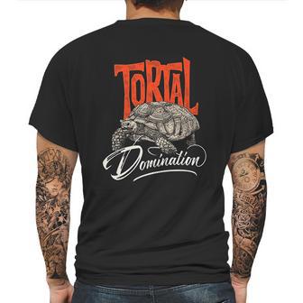 Tortoise Tortal Domination Turtle Mens Back Print T-shirt | Favorety UK