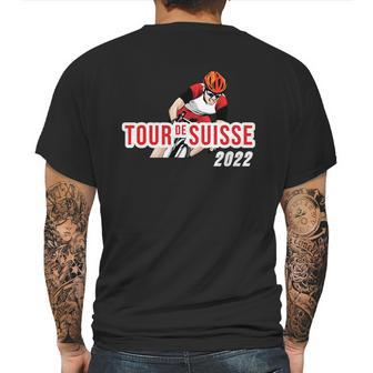 Tour De Swiss Mens Back Print T-shirt | Favorety