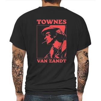 Townes Van Zandt Mens Back Print T-shirt | Favorety AU