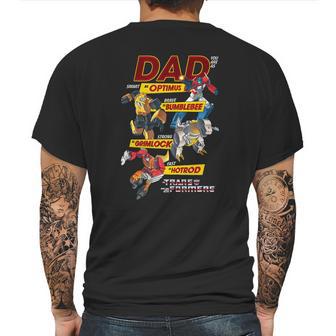 Transformers Dad You Are Smart Brave Strong Fast T-Shirt Mens Back Print T-shirt | Favorety CA