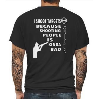 Trap Shooting Shirt Funny Skeet Shooting Shirt Mens Back Print T-shirt | Favorety DE