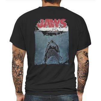 Trevco Jaws Title Mens Back Print T-shirt | Favorety AU