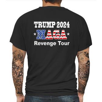 Trump 2024 Revenge Tour Graphic Design Printed Casual Daily Basic Mens Back Print T-shirt | Favorety UK