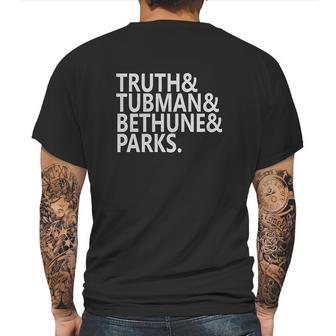 Truth Tubman Bethune Parks Mens Back Print T-shirt | Favorety UK