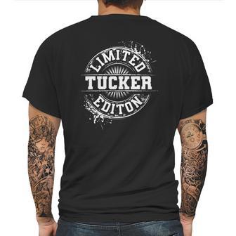 Tucker Funny Surname Family Tree Birthday Reunion Gift Idea Mens Back Print T-shirt | Favorety UK