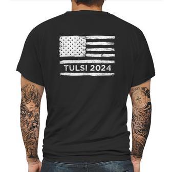 Tulsi Gabbard 2024 American Flag Mens Back Print T-shirt | Favorety AU