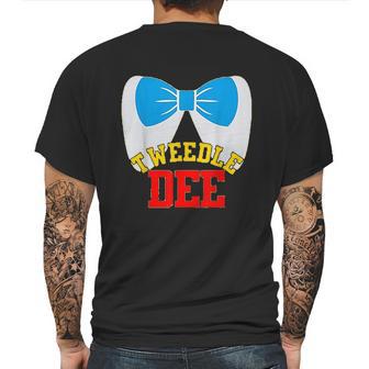 Tweedle Dee Dum Funny Matching Halloween Costume For Couples Mens Back Print T-shirt | Favorety CA