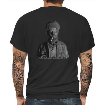 Twin Peaks Woodsman This Is The Water Mens Back Print T-shirt | Favorety UK