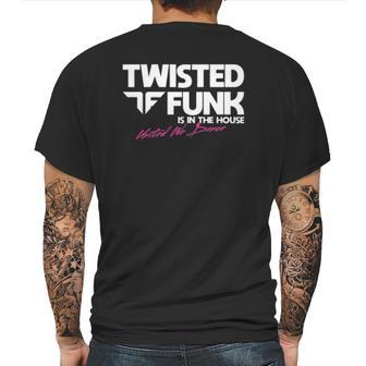 Twisted Funk Records Global Club Wear Black Mens Back Print T-shirt | Favorety DE