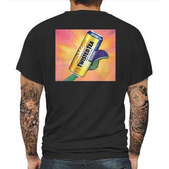 Twisted Tea Funny Cartoon Mens Back Print T-shirt | Favorety