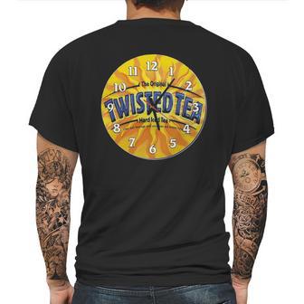 Twisted Tea Funny Clock Mens Back Print T-shirt | Favorety AU