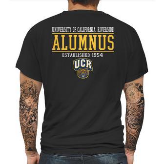 Ucr Riverside Alumnus Mens Back Print T-shirt | Favorety