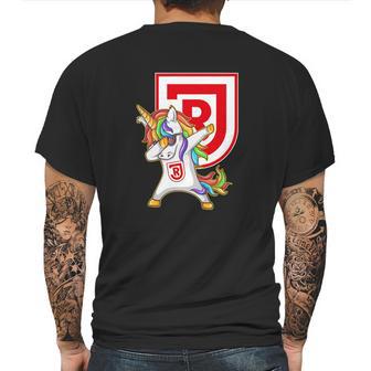 Ud304-Ssv Jahn Regensburg Mens Back Print T-shirt | Favorety CA