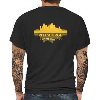 Ugp Campus Apparel City State Skyline Hometown Pride State Pride Mens Back Print T-shirt | Favorety AU