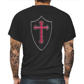 Ugp Campus Apparel Knights Templar Mens Back Print T-shirt | Favorety